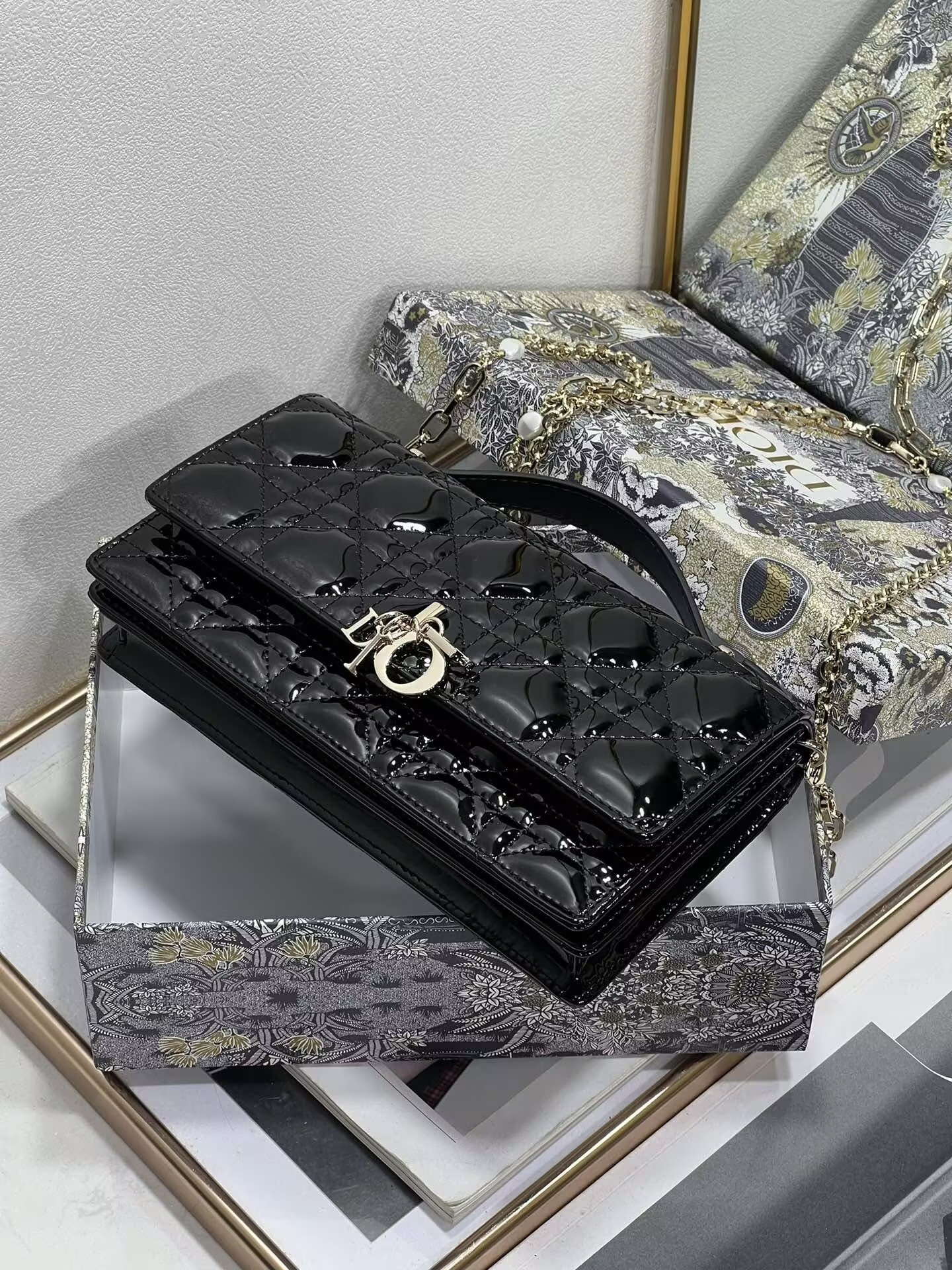 MISS D*0r MINI HANDBAG 21x11.5x4.5cm