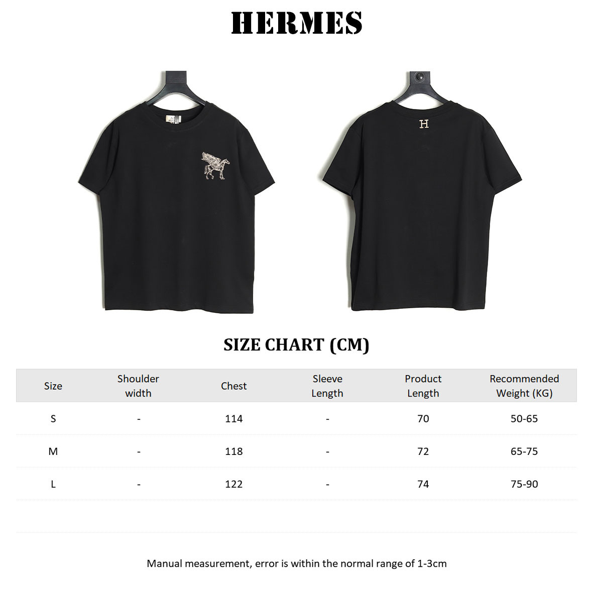 H**mes Short-sleeved T-shirt