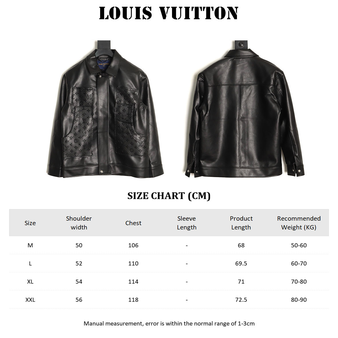 L0*is V*t0n LV 25SS Leather Jacket