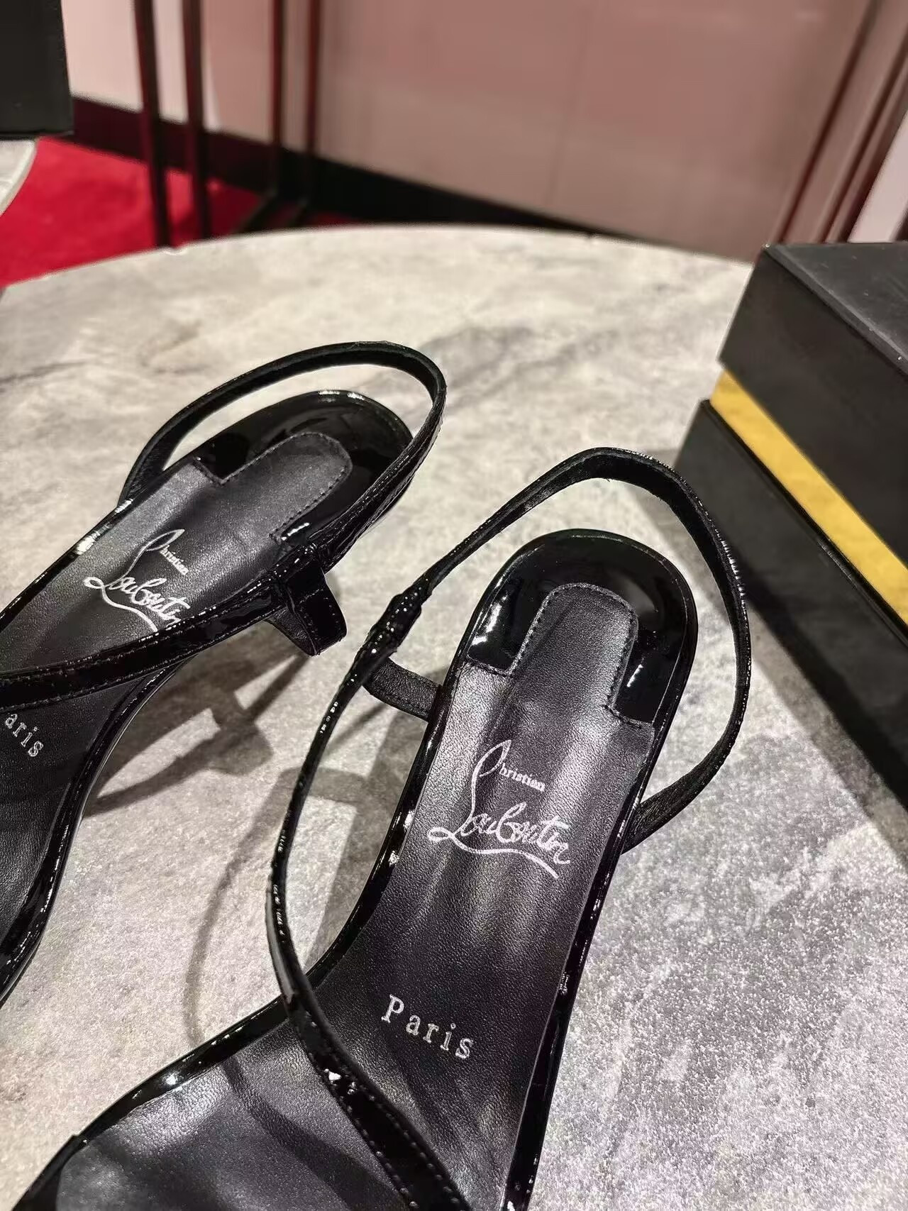 UA Ch**an Louboutin Rosalie Sandals