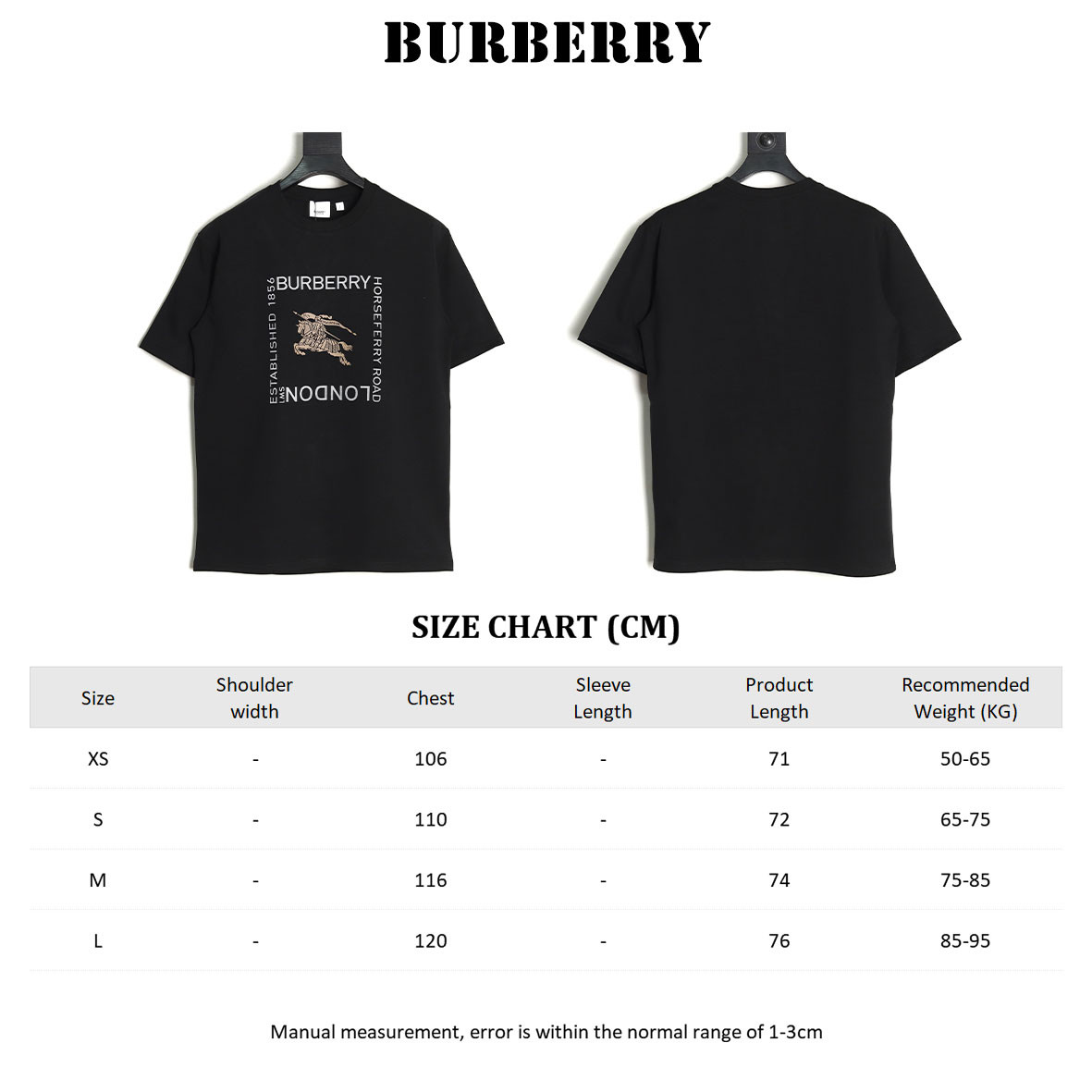 B**rry BBR 25SS Short-sleeved T-shirt