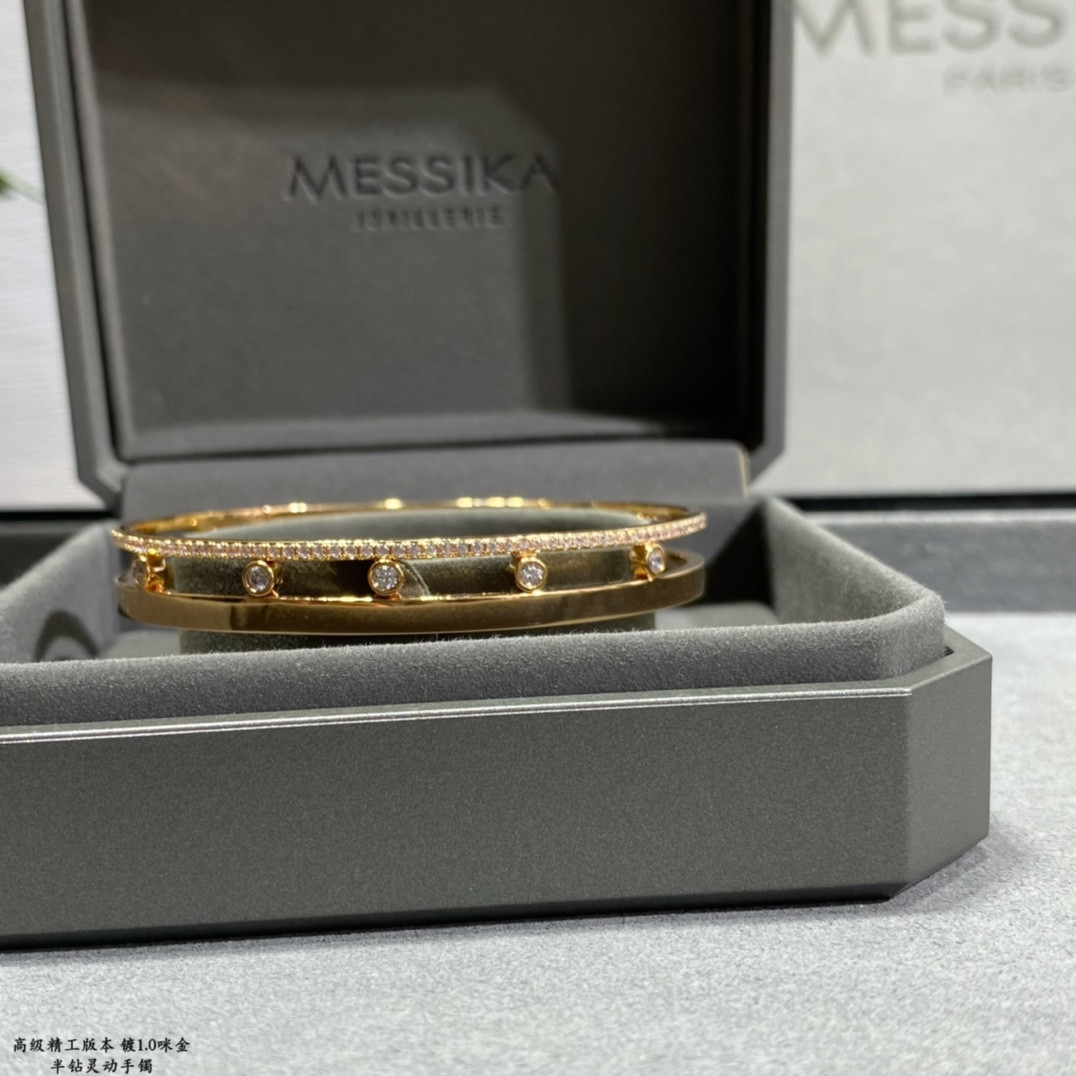 Messika Half Diamond Moving Bracelet