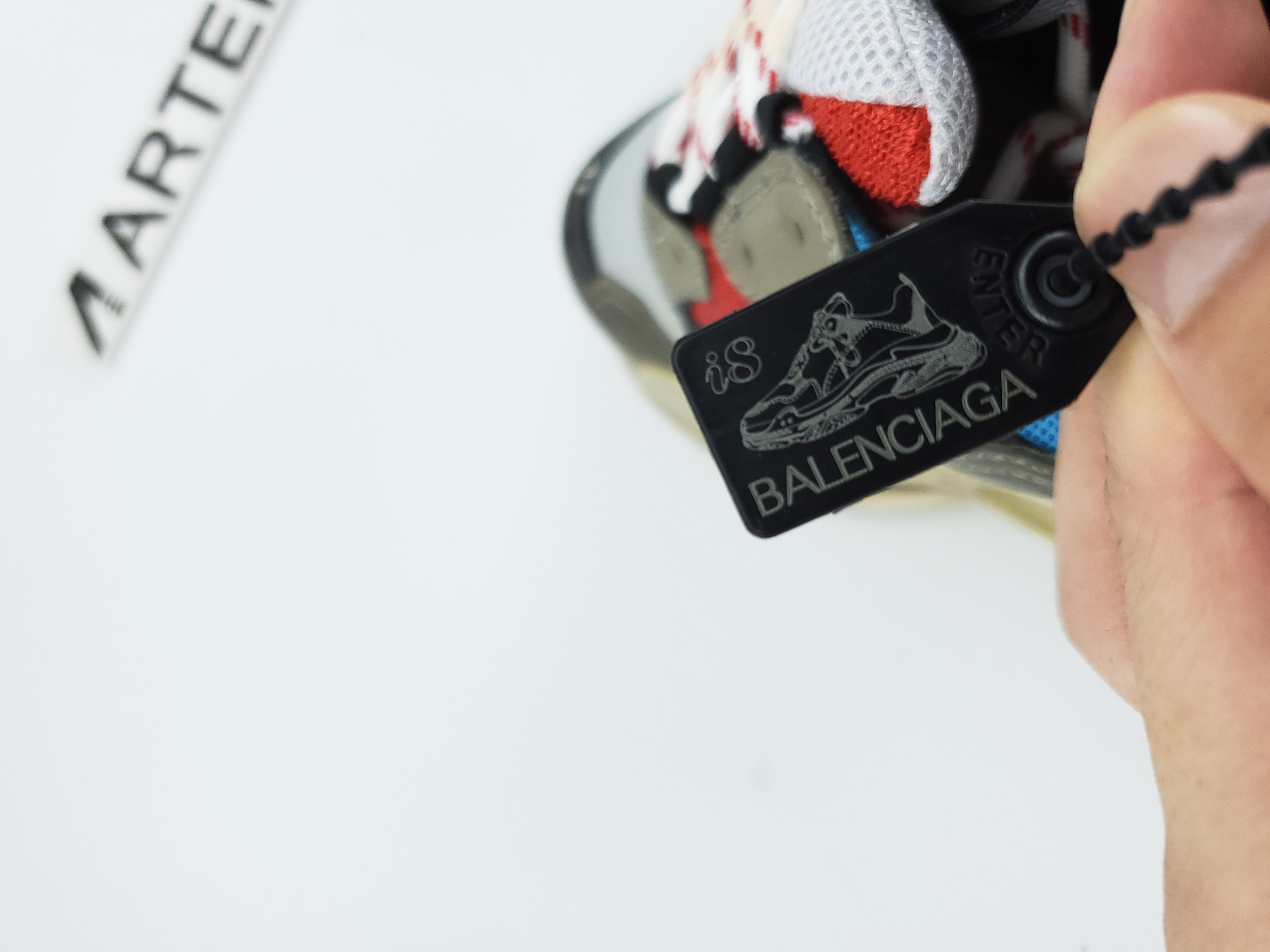 Balenciga Triple S Grey Red Blue (2018 Reissue)