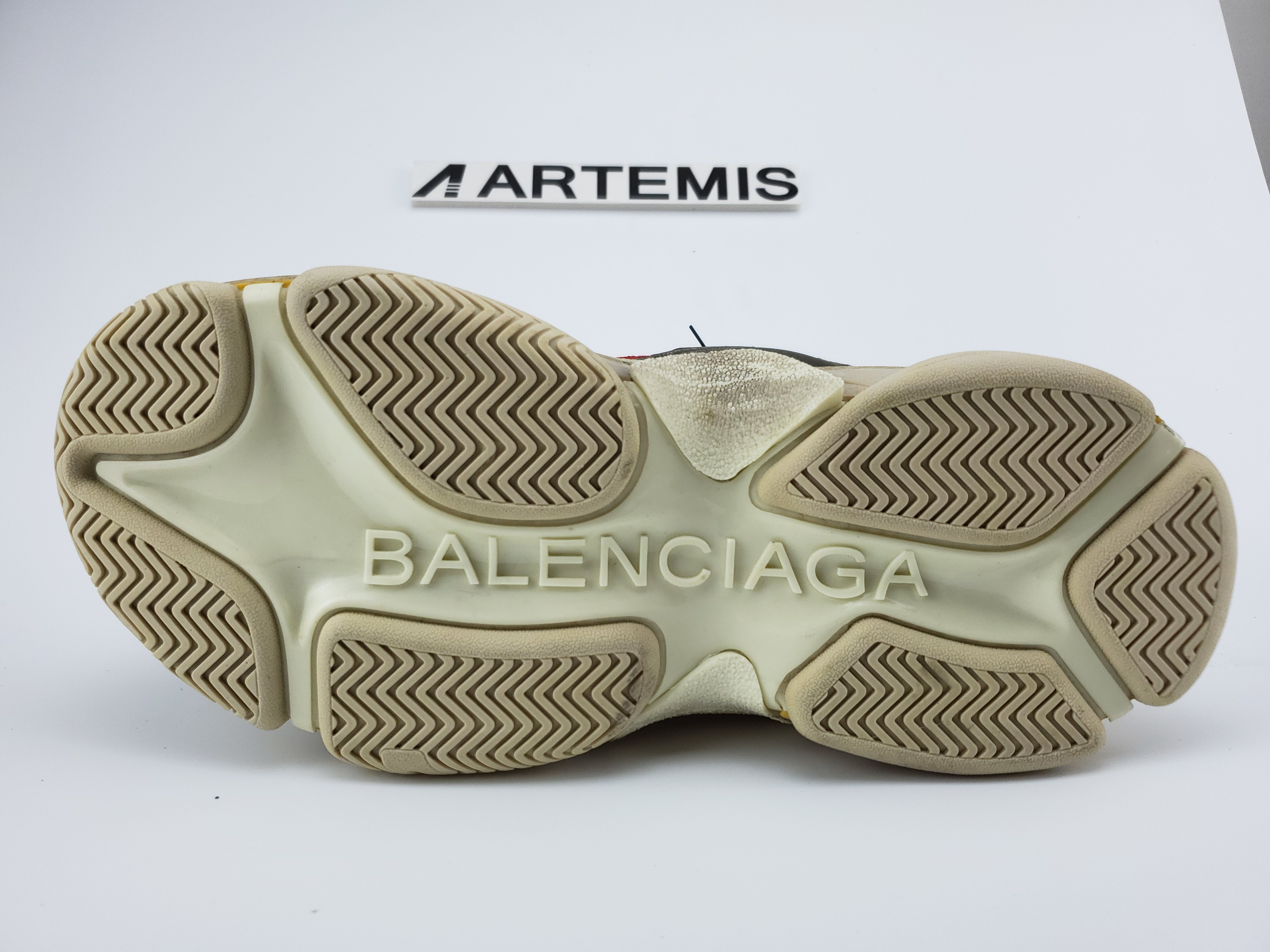 Balenciga Triple S Grey Red Blue (2018 Reissue)