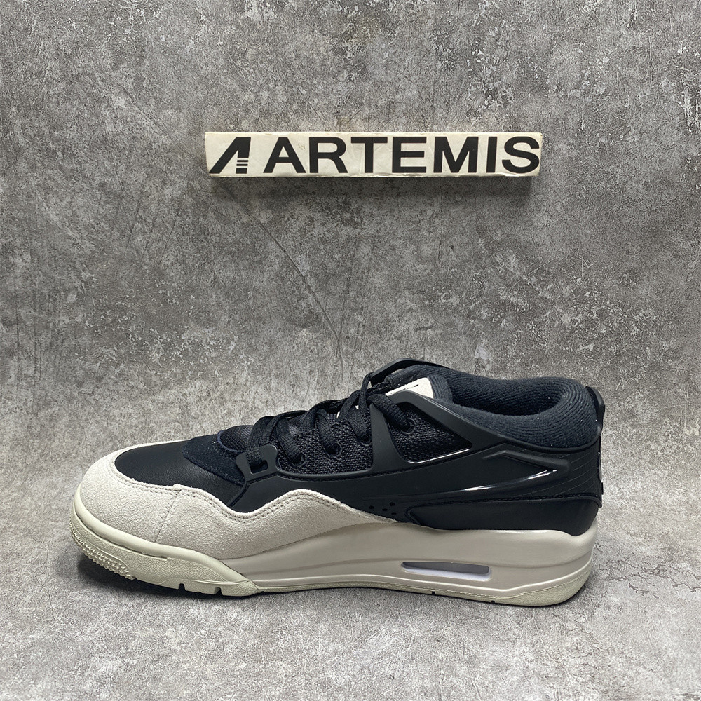 UA Jordan 4 RM Black Light Bone