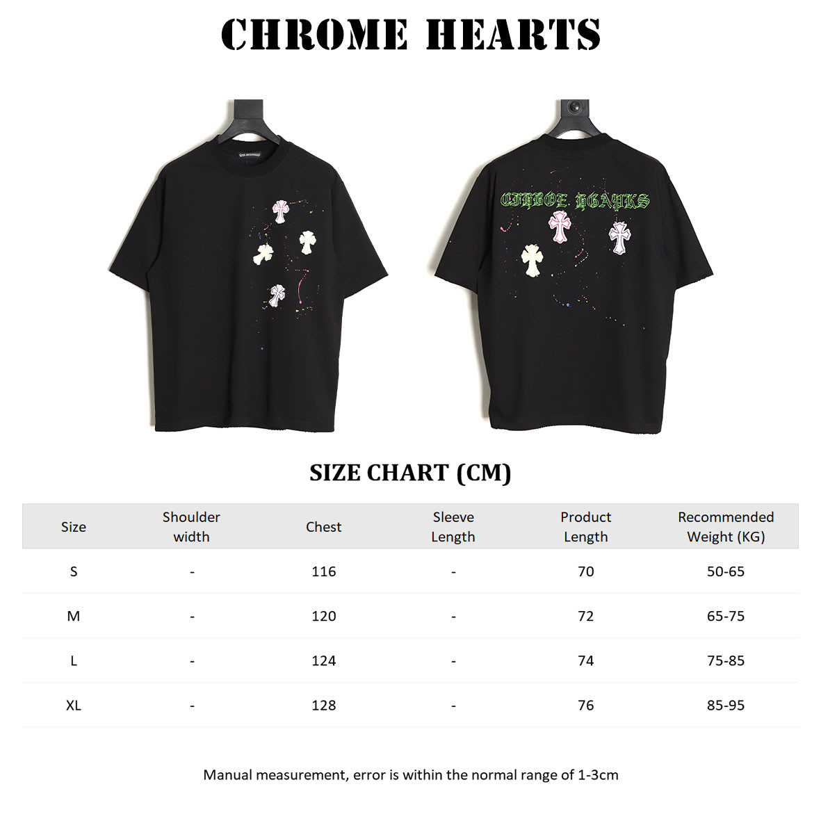 Ch**me He**ts 25SS Short-sleeved T-shirt