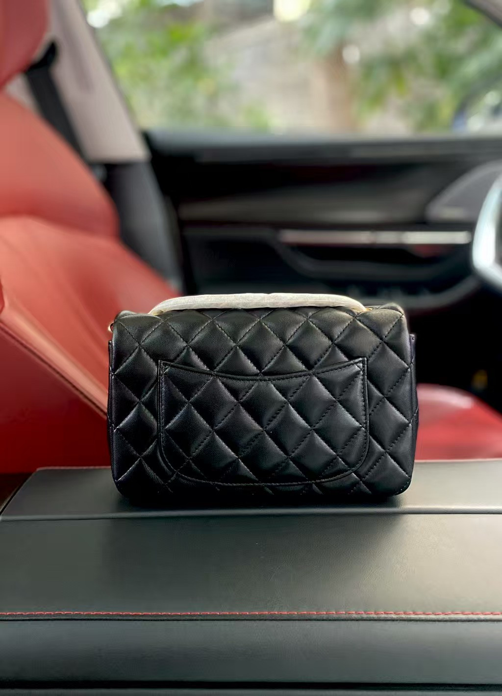 Ch*el Mini Flap Bag 12x20x6cm