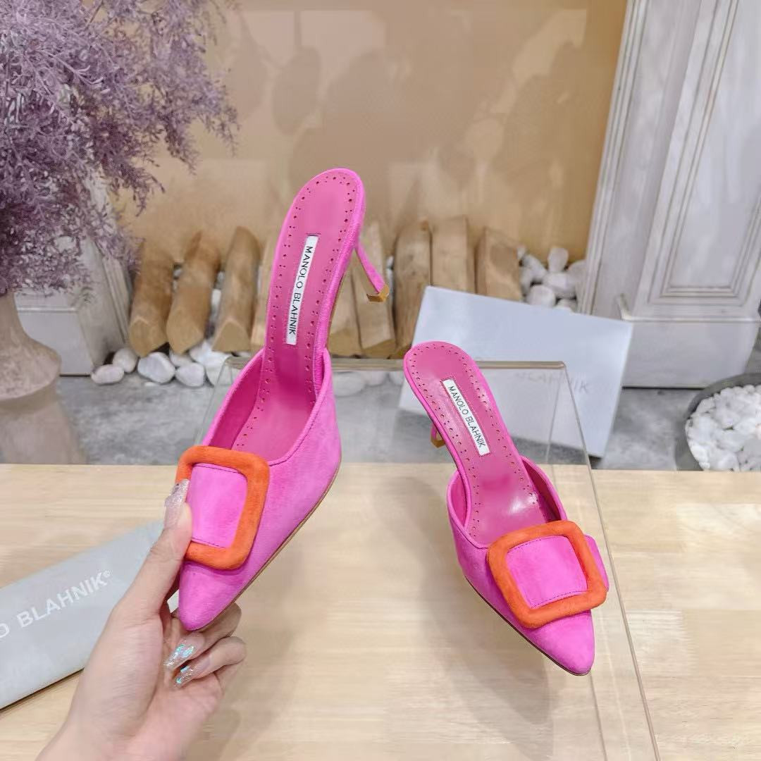 UA Manolo Blahnik Mules 7.5cm