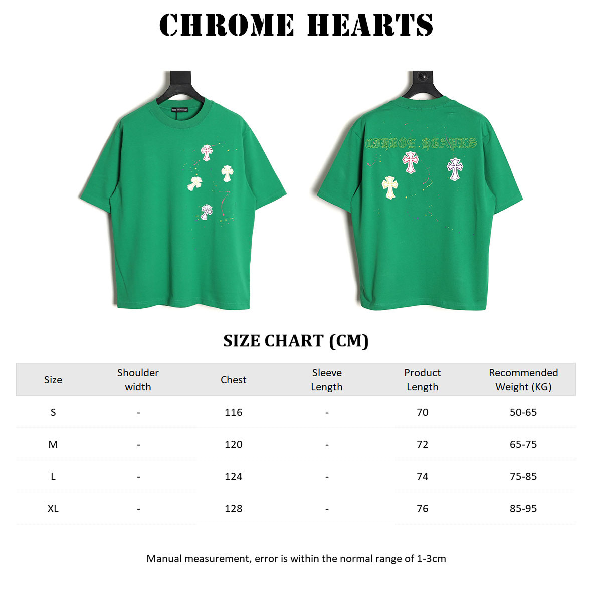 Ch**me He**ts 25SS Short-sleeved T-shirt