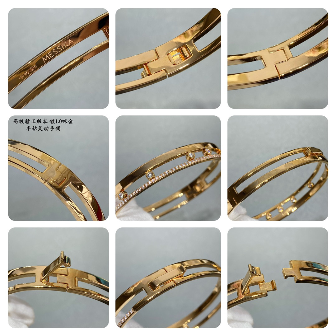 Messika Half Diamond Moving Bracelet