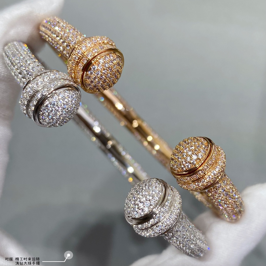 Piaget fully diamond-encrusted large ball Bracelet