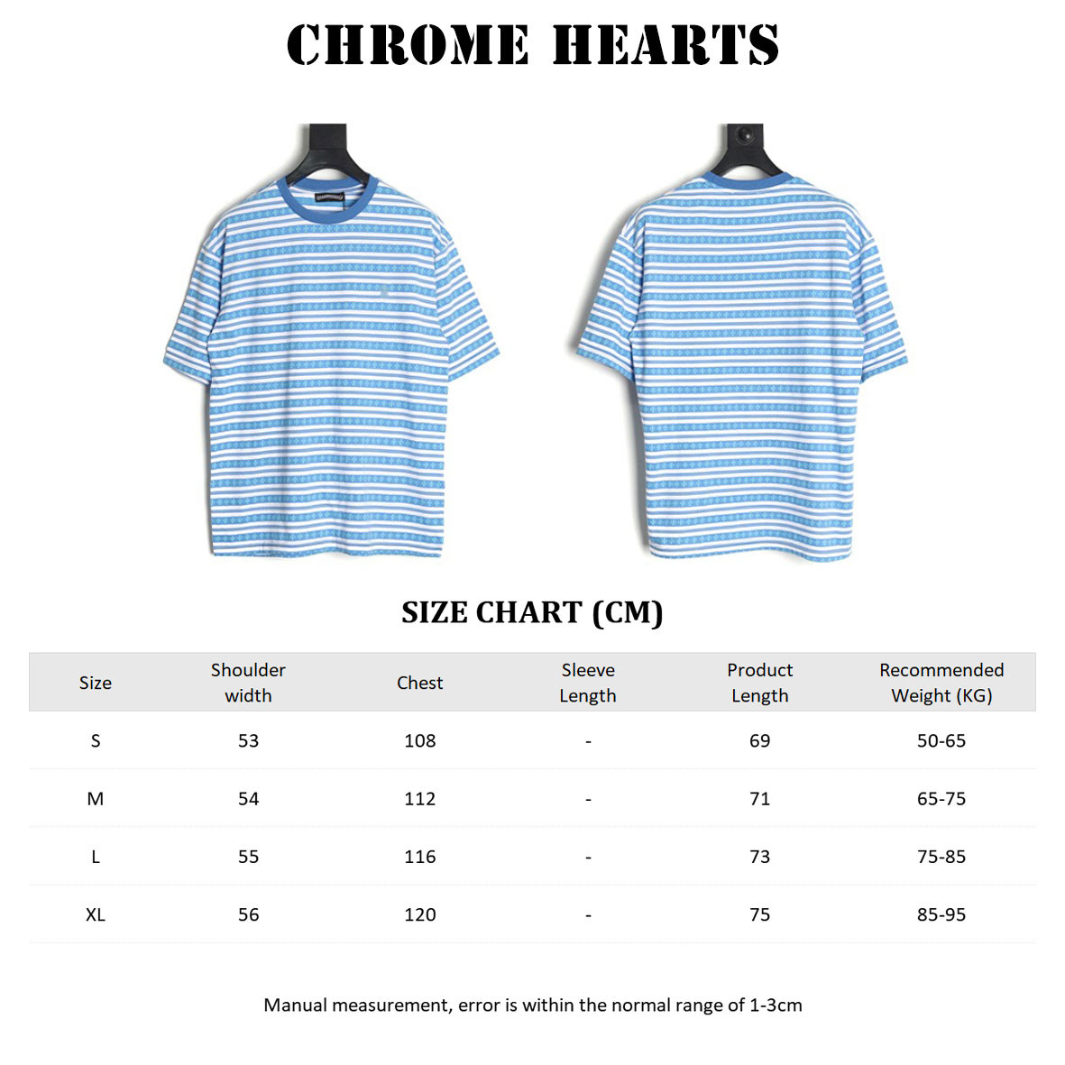 Ch**me He**ts 25SS Short-sleeved T-shirt