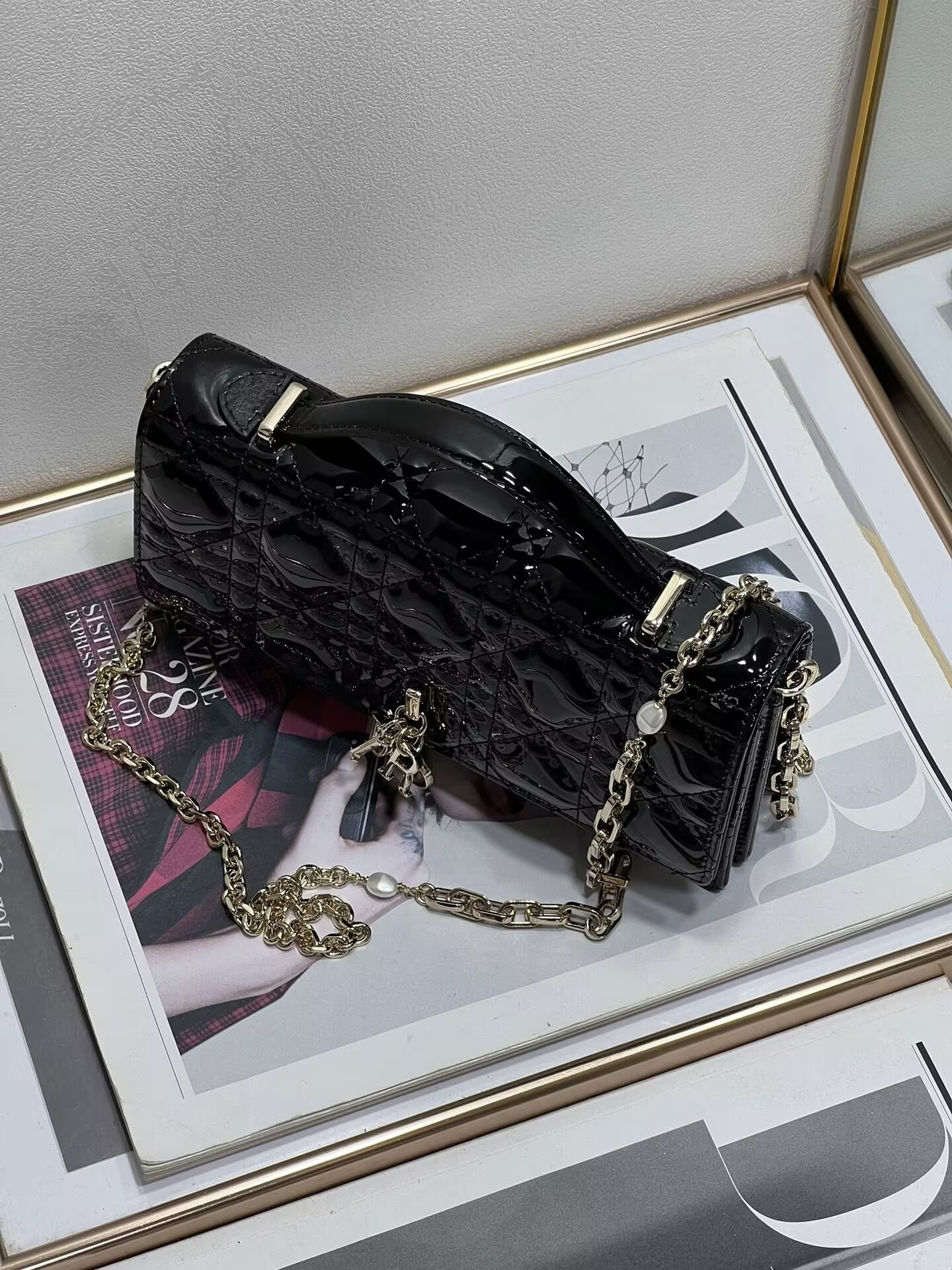 MISS D*0r MINI HANDBAG 21x11.5x4.5cm