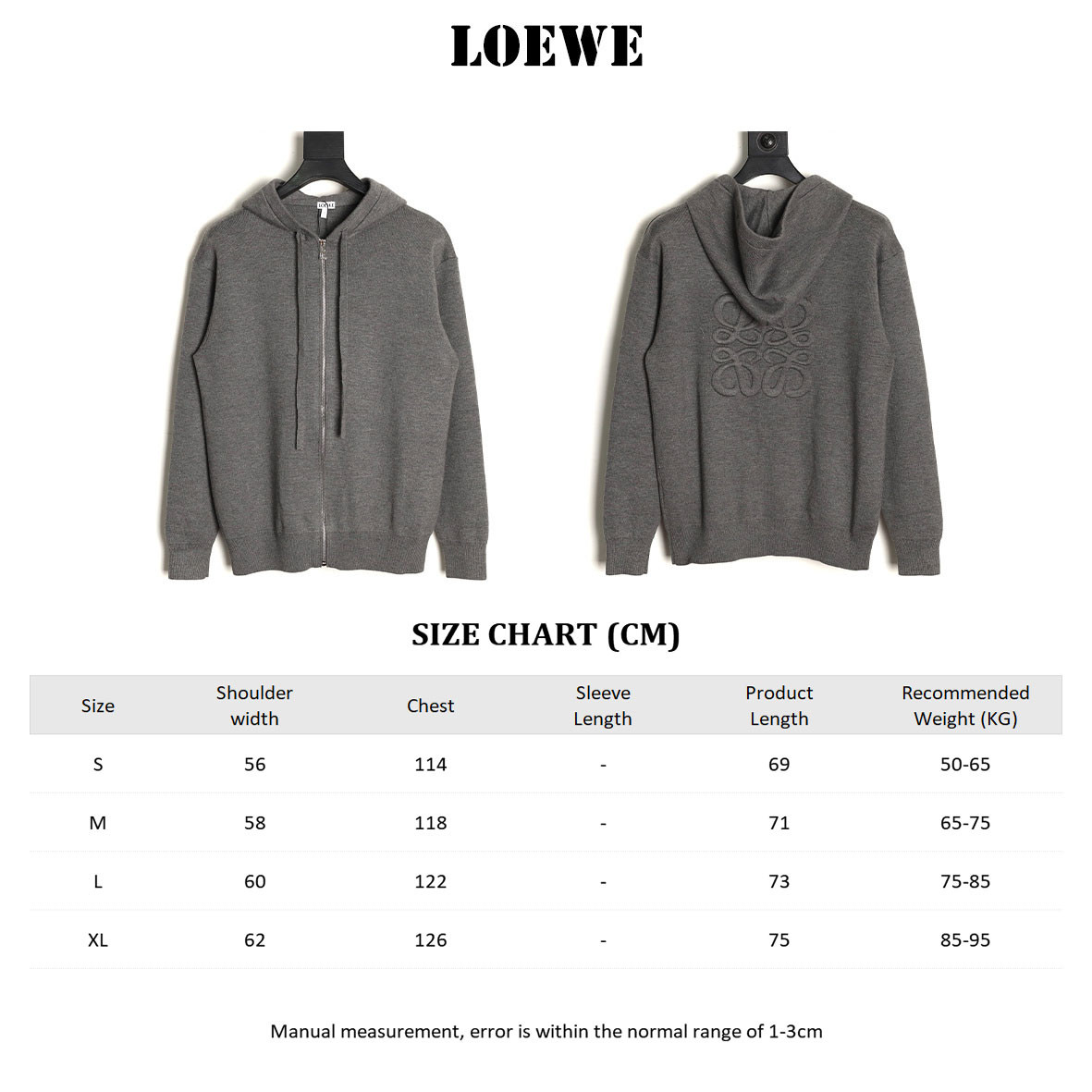 L0ew* Anagram Knitting Coats