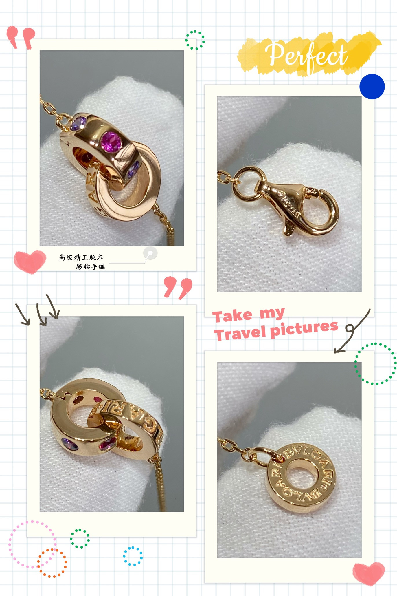 B*l*ai Colored diamond Bracelet