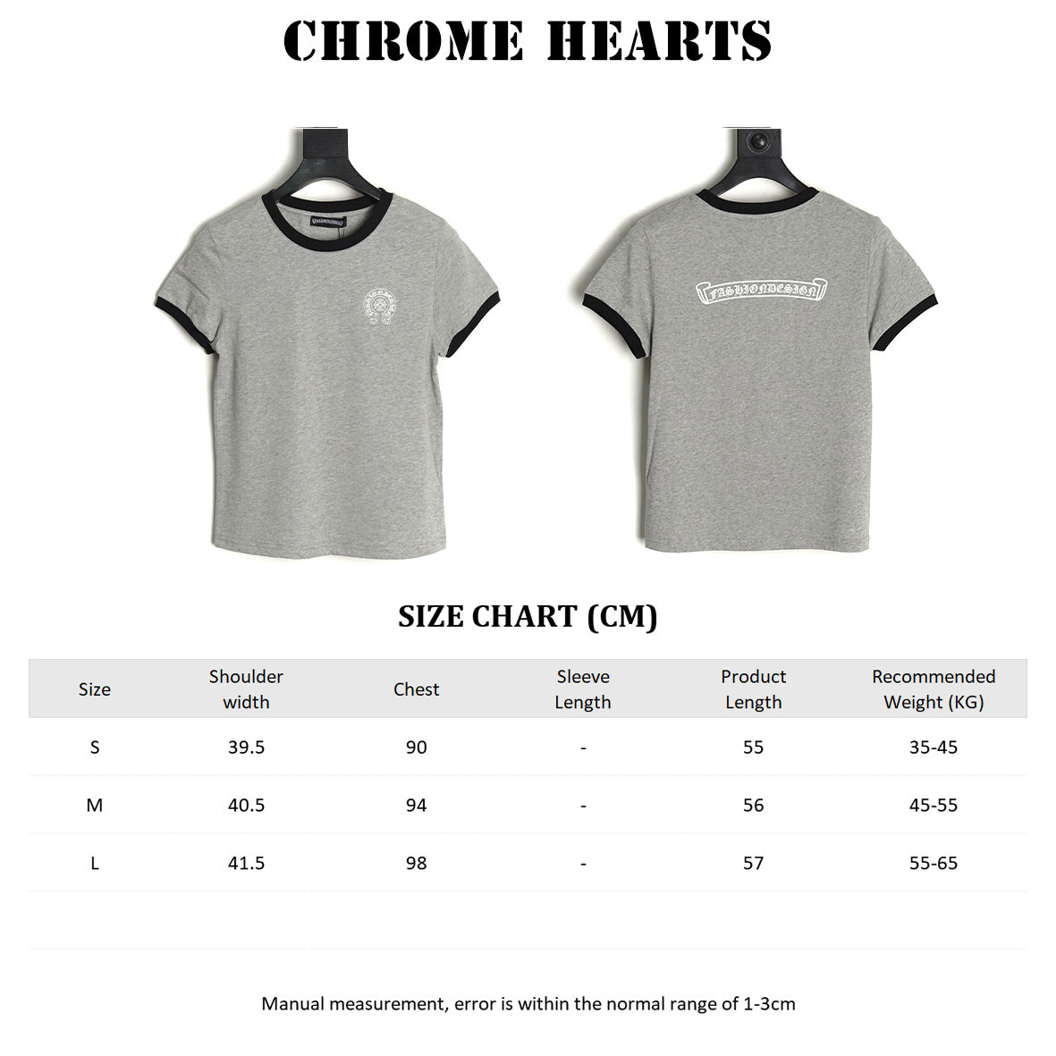 Ch**me He**ts 25SS Short-sleeved T-shirt