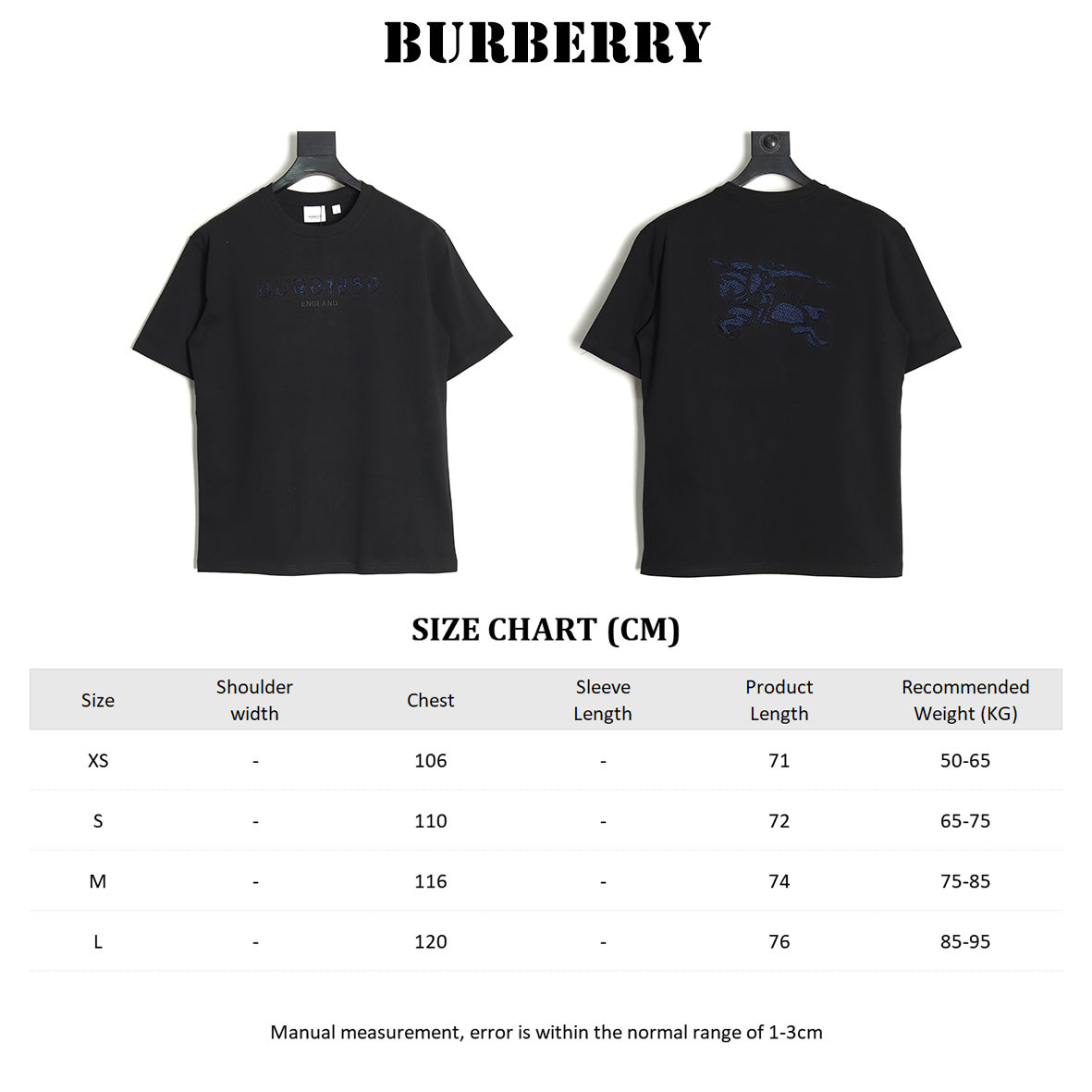 B**rry BBR 25SS Short-sleeved T-shirt