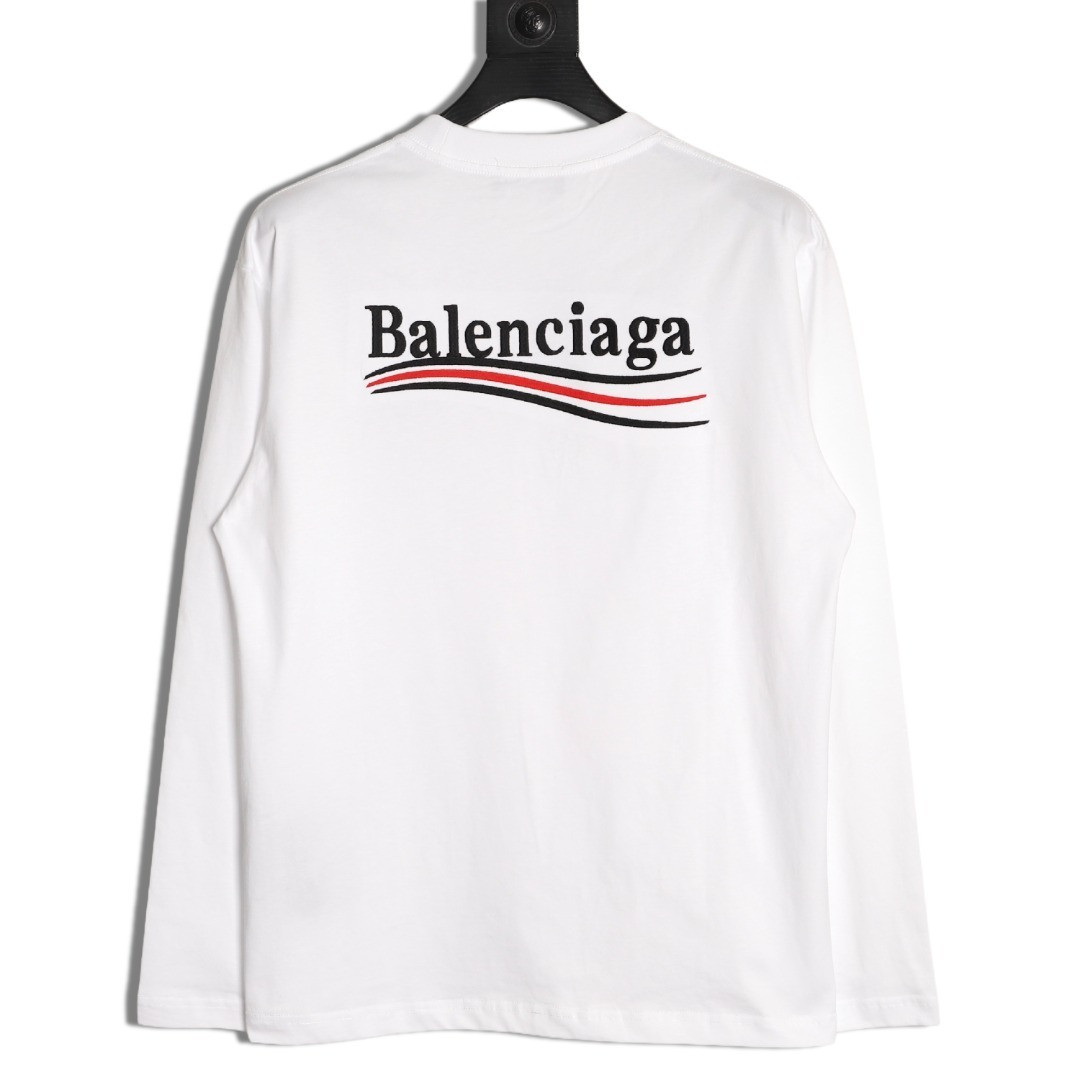 Ba*len*cia*ga Long-sleeved T-shirt