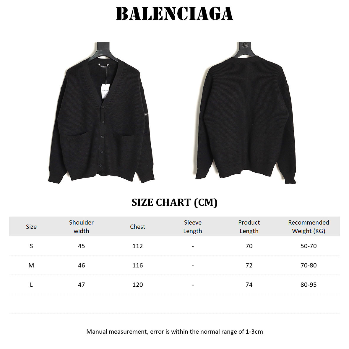 Ba*len*cia*ga 24FW Cardigan Sweaters