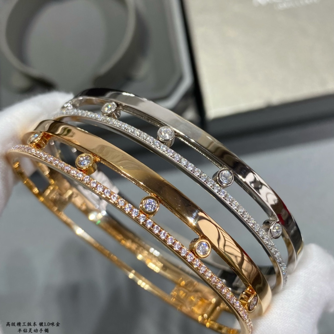 Messika Half Diamond Moving Bracelet