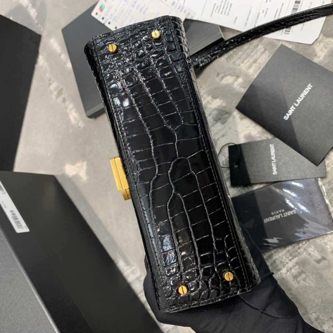 Small Y*L Cassandra Monogra Clasp Bag