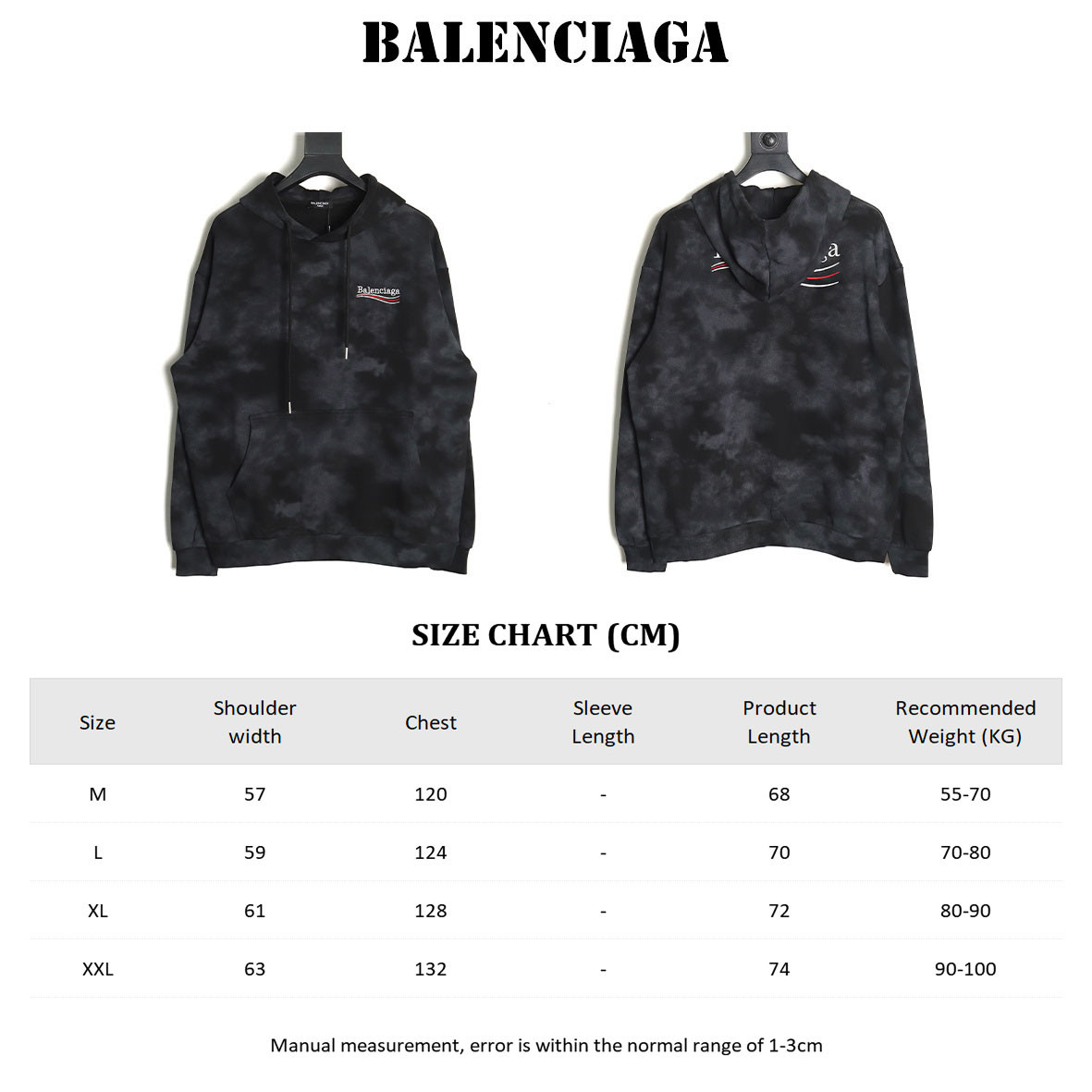 Ba*len*cia*ga 24Fw Hoodies Suit