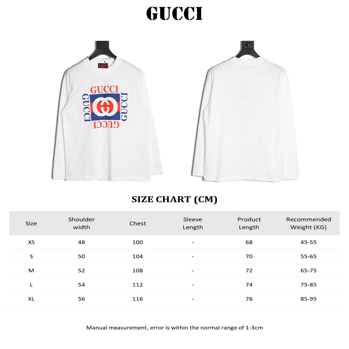 G*u*i Long-sleeved T-shirt
