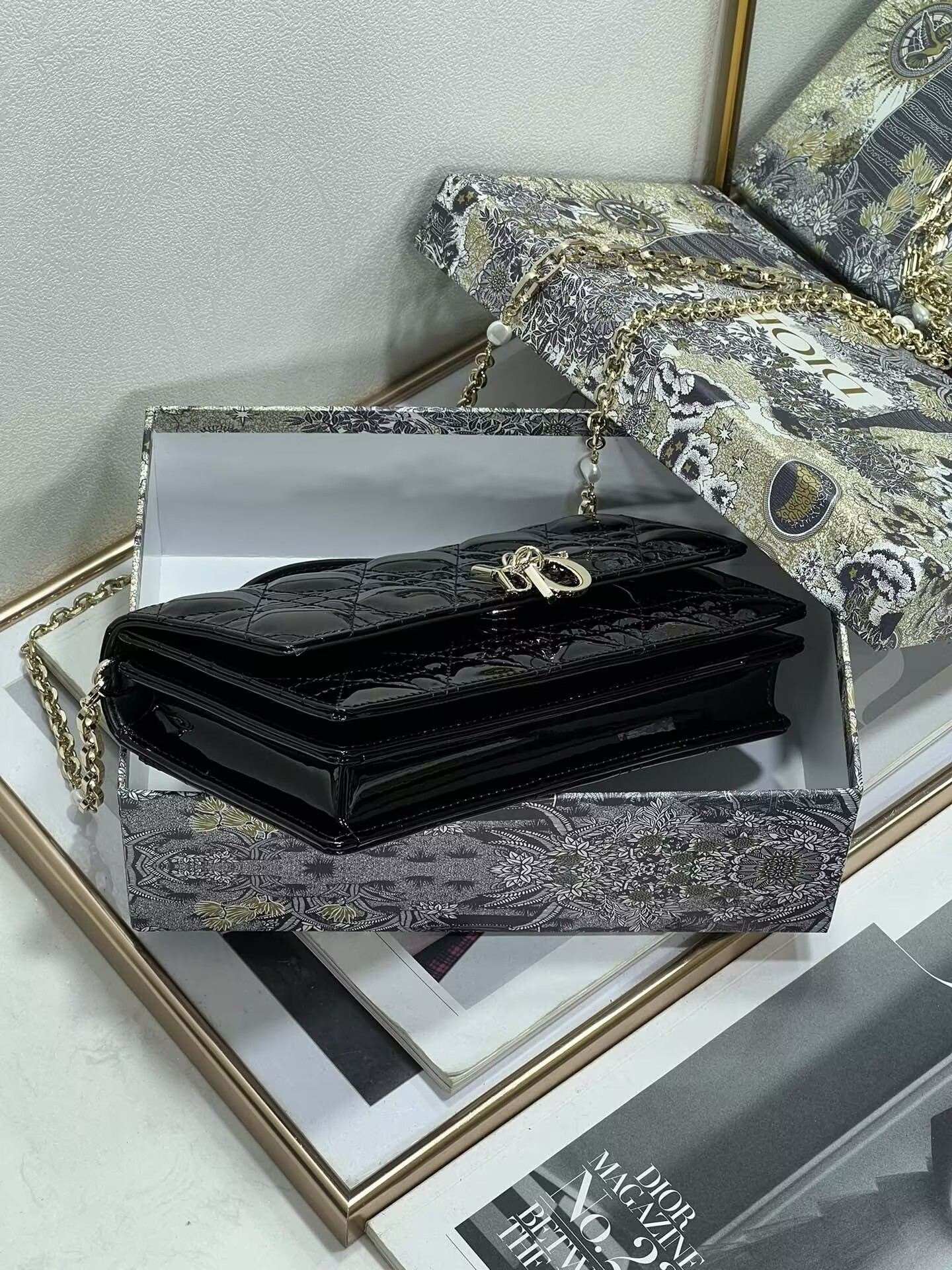 MISS D*0r MINI HANDBAG 21x11.5x4.5cm