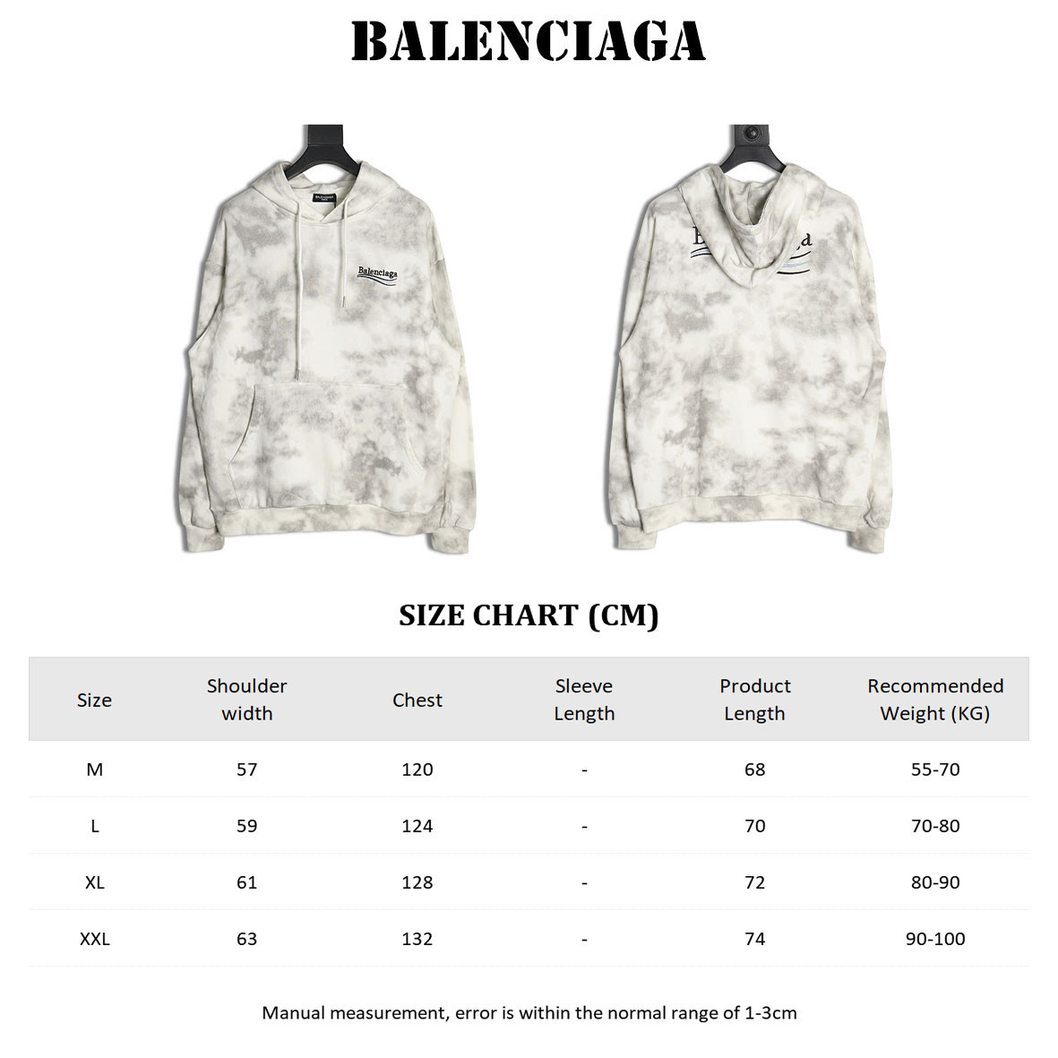 Ba*len*cia*ga 24Fw Hoodies Suit