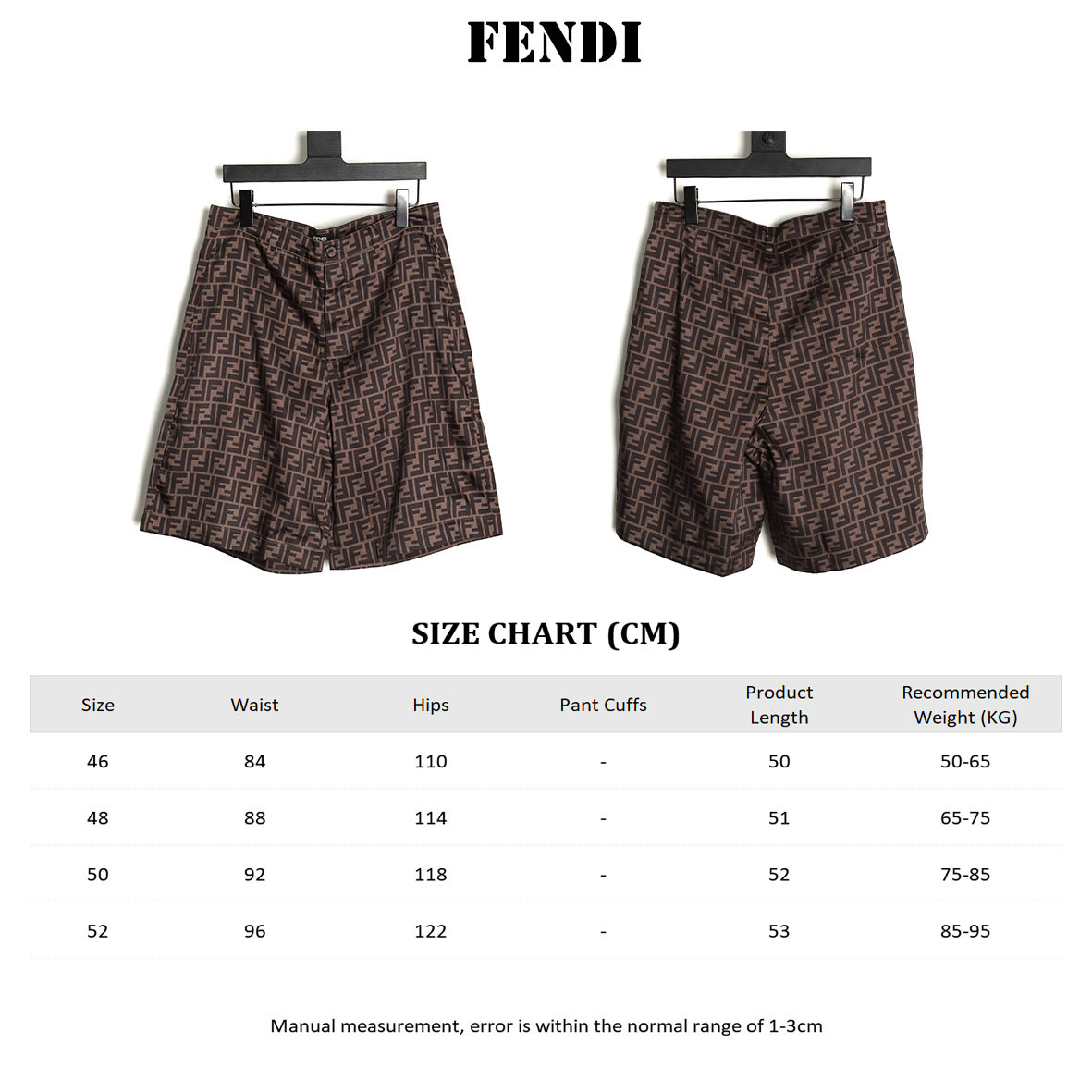 F**di FD shorts