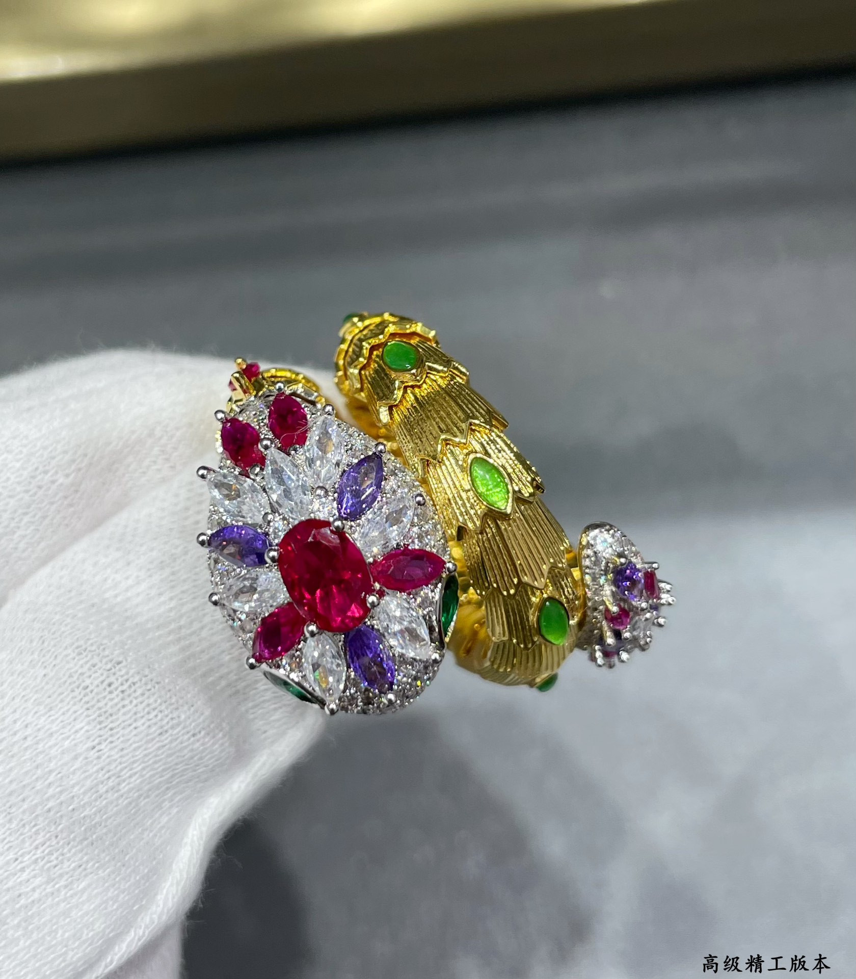 B*l*ai Diamond Princess Snake Ring