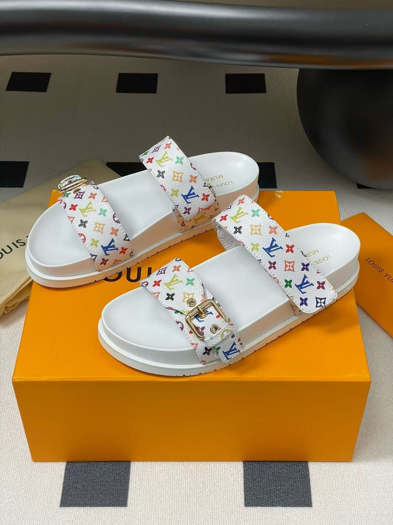 UA LV x TM Bom Dia Flat Comfort Mule