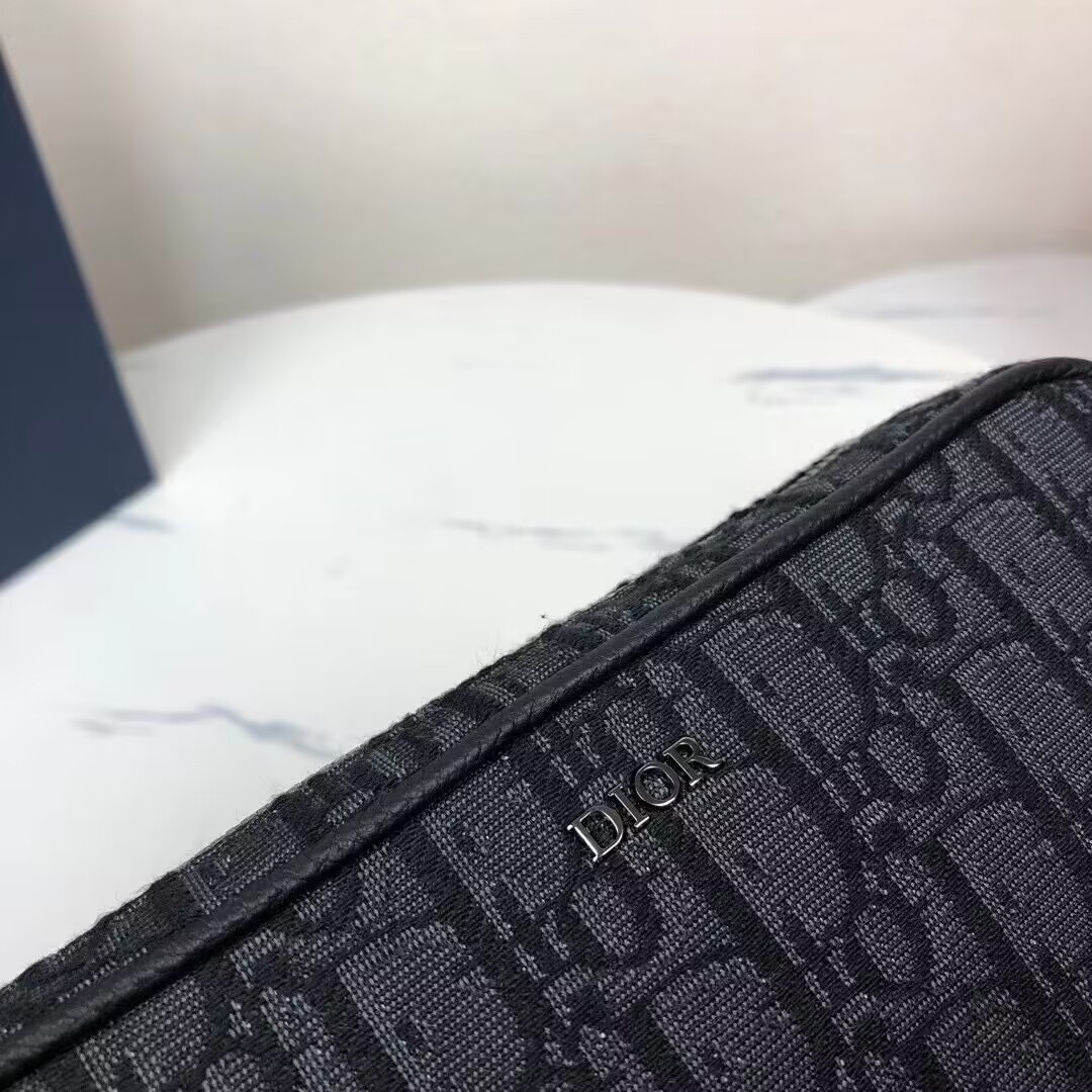 D*0r Saddle Triple Pouch Black D*0r Oblique Jacquard 18x25x5CM