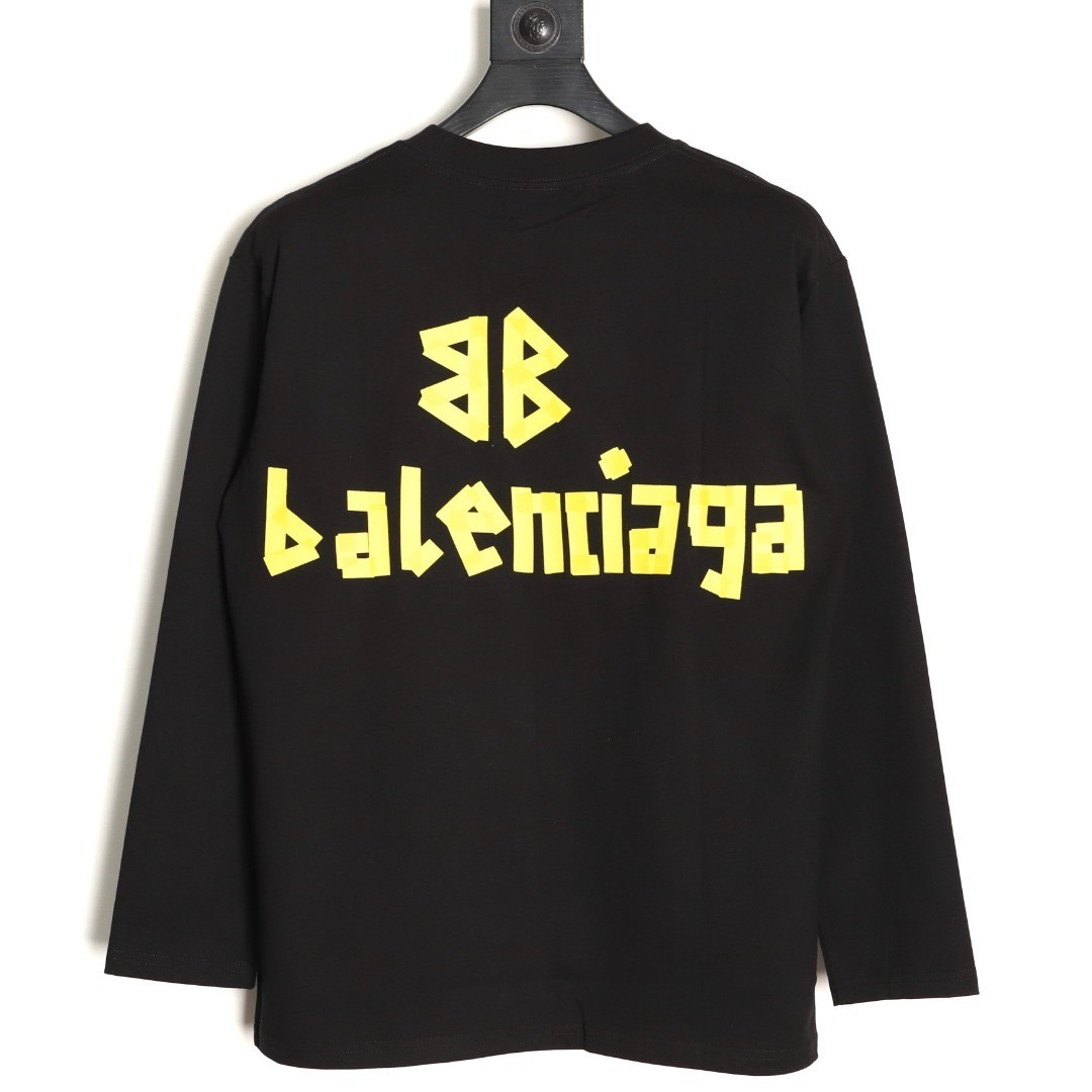 Ba*len*cia*ga Long-sleeved T-shirt
