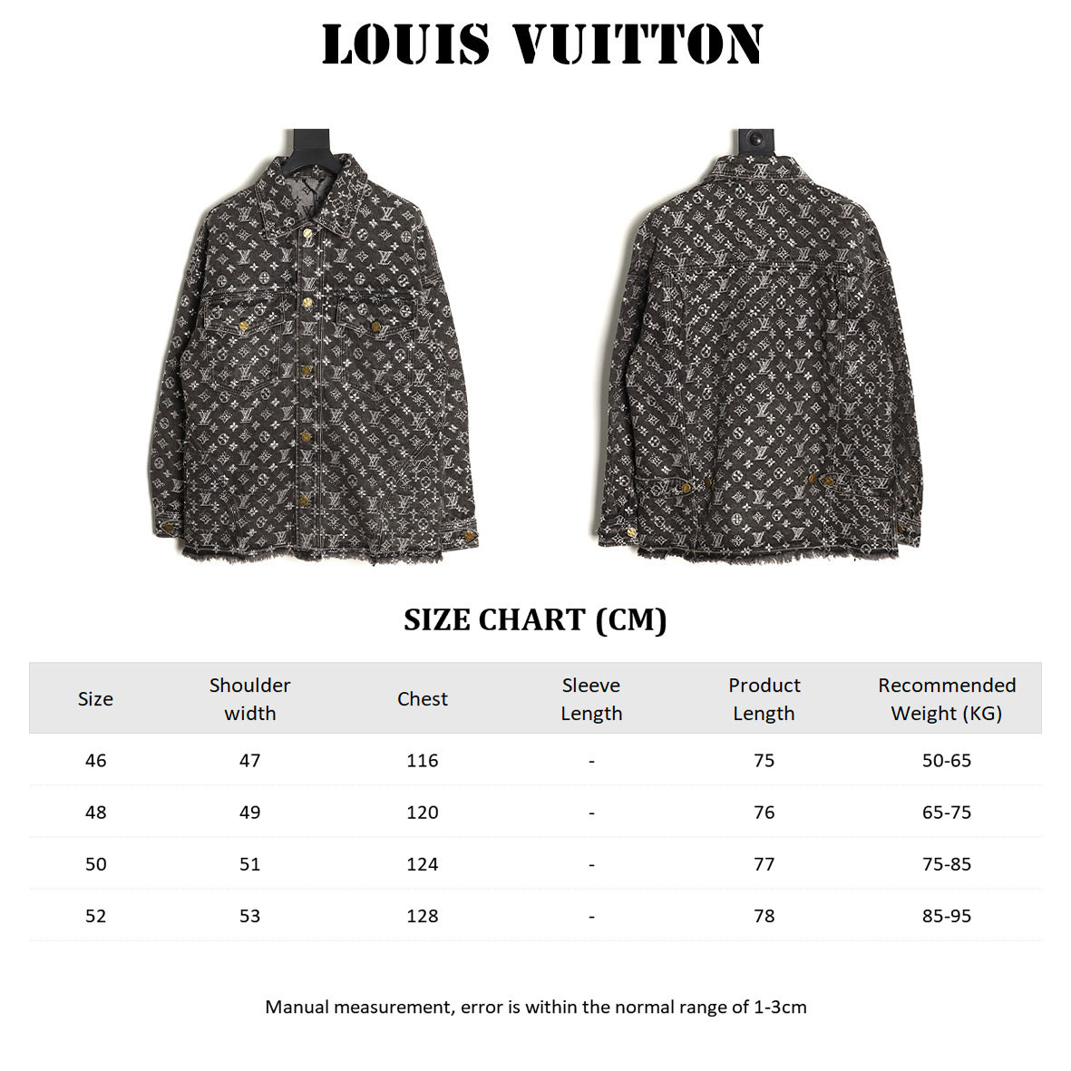 L0*is V*t0n LV Denim Jacket