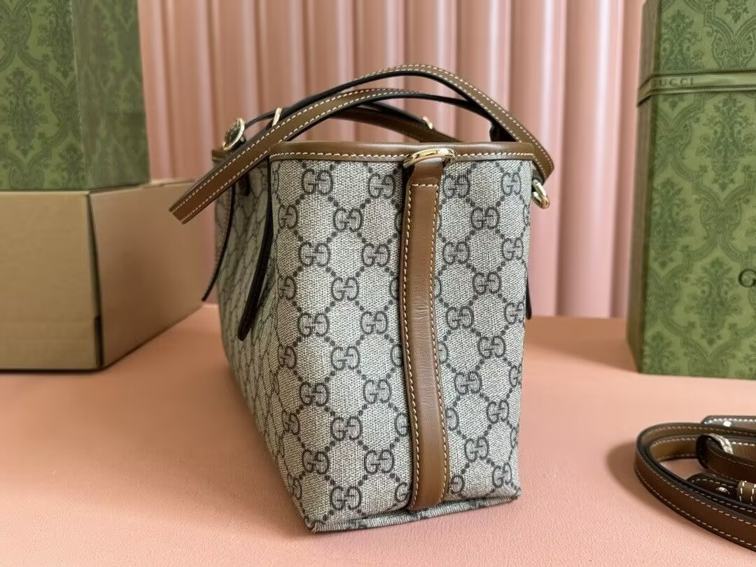 G*u*i GG Emblem Tote Bag 31x18.5x11.5cm