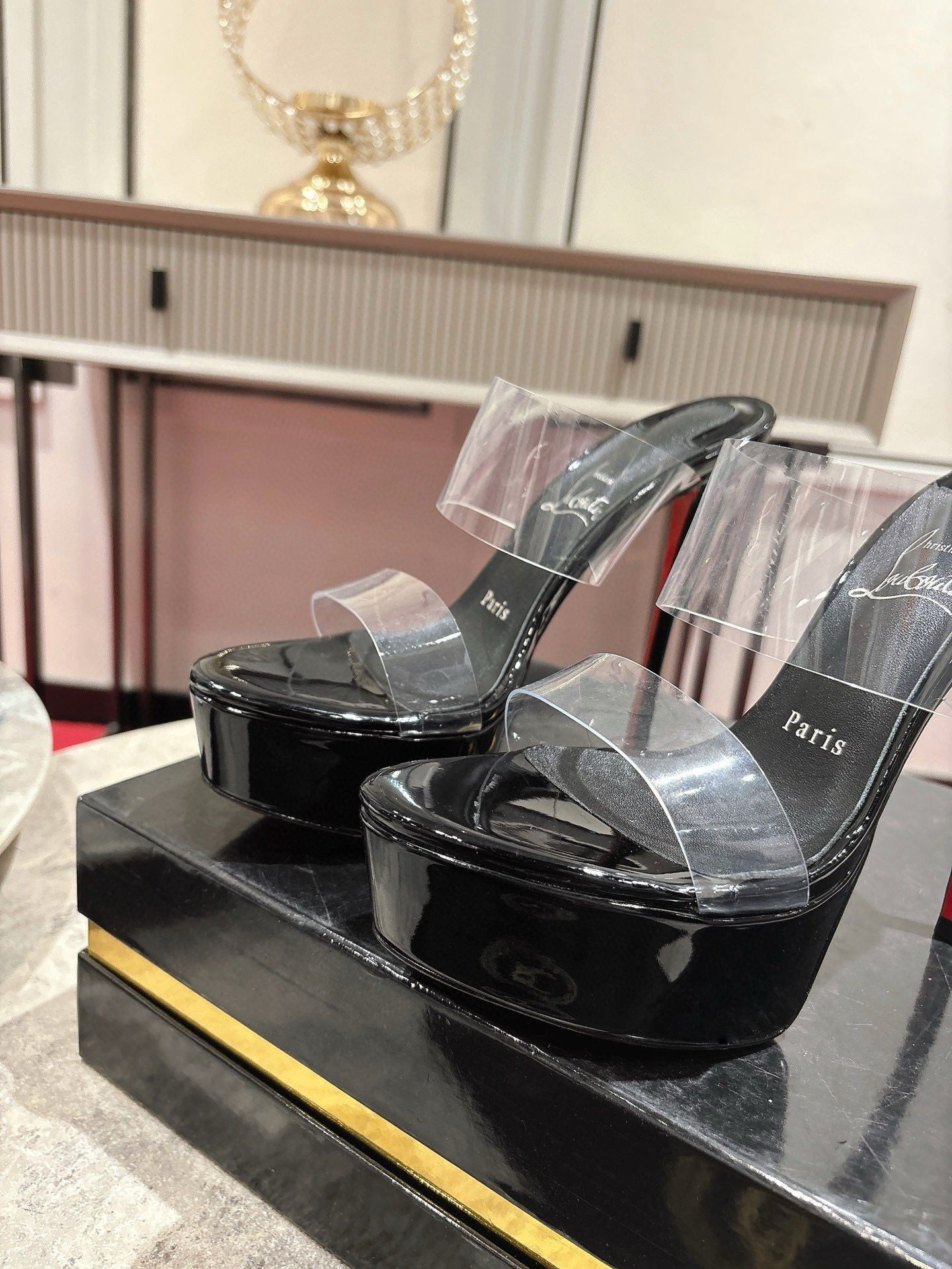 UA Ch**an Louboutin Just Nothing Alta 150mm