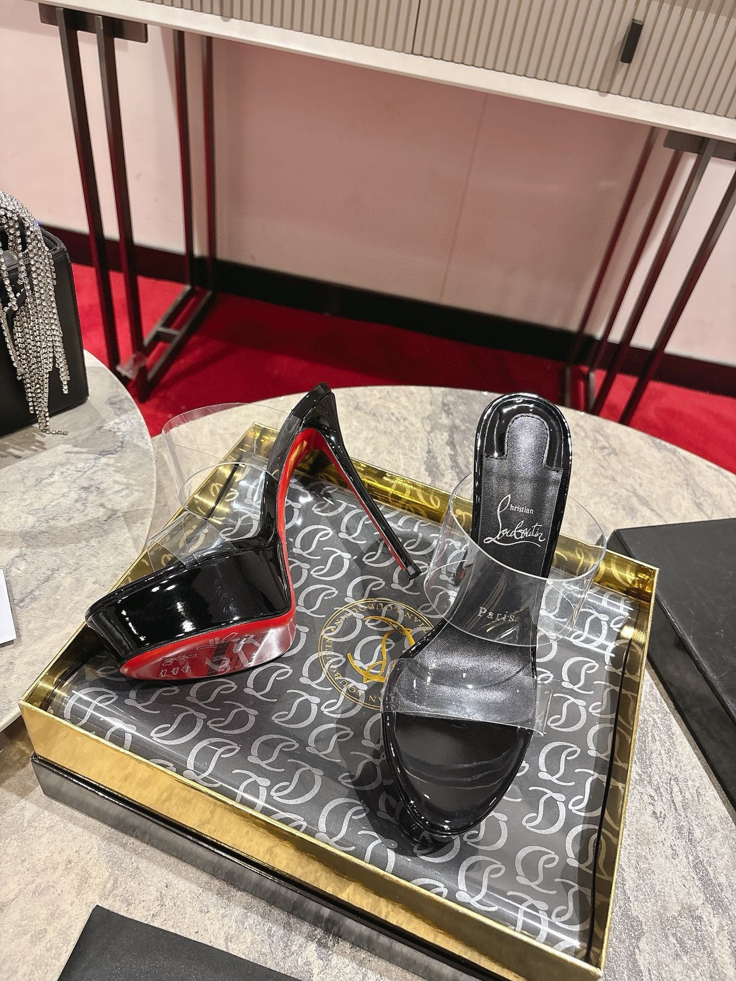 UA Ch**an Louboutin Just Nothing Alta 150mm