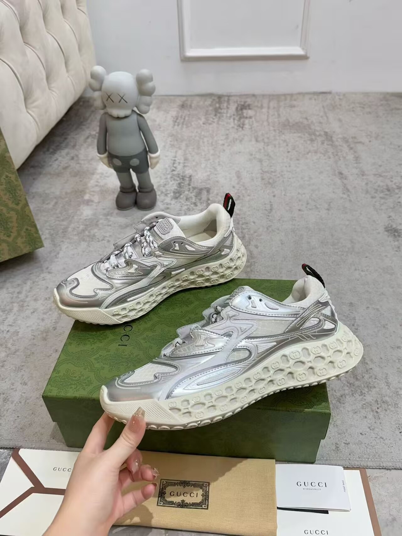 UA G*u*i cub3d Sneaker