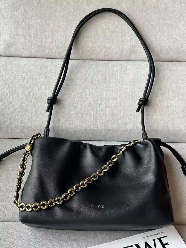 L0ew* Medium Flamenco purse in mellow nappa lambskin 30x10.5x20cm