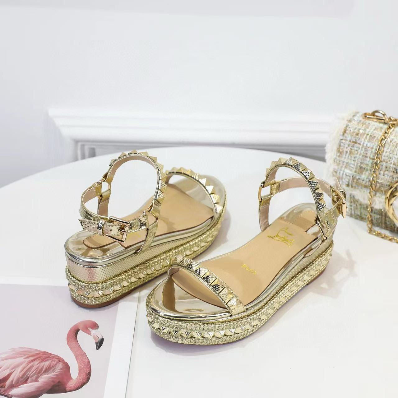 UA Ch**an Louboutin Pyraclou