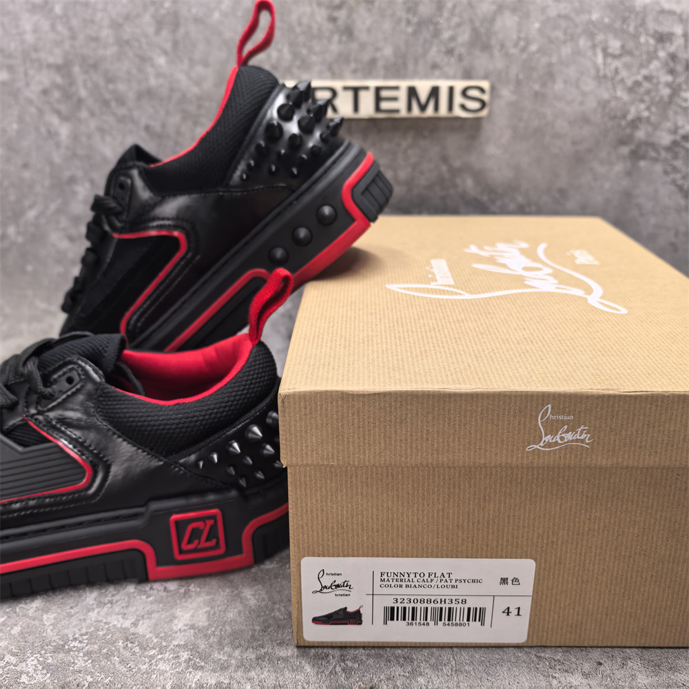 UA Ch**an Louboutin Astroloubi Sneaker