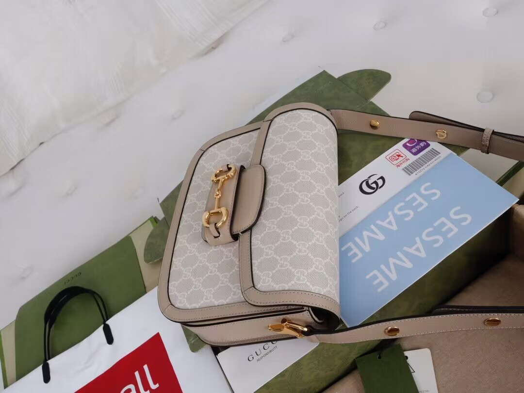 G*u*i HORSEBIT 1955 SHOULDER BAG 25x18x8cm