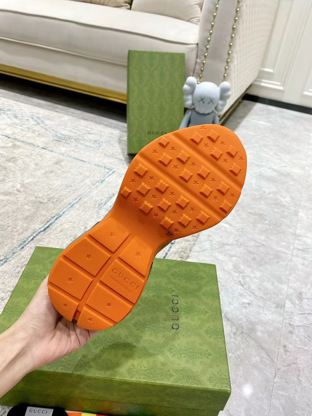 UA G*u*i GG Rhyton Sneaker