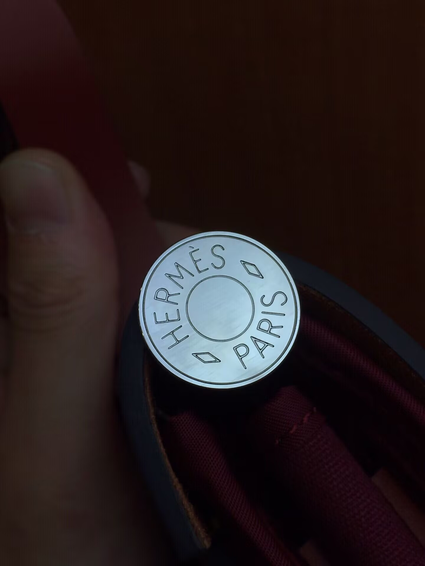 H**mes Herbag 31cm (Metallic finish selectable gold/ silver)