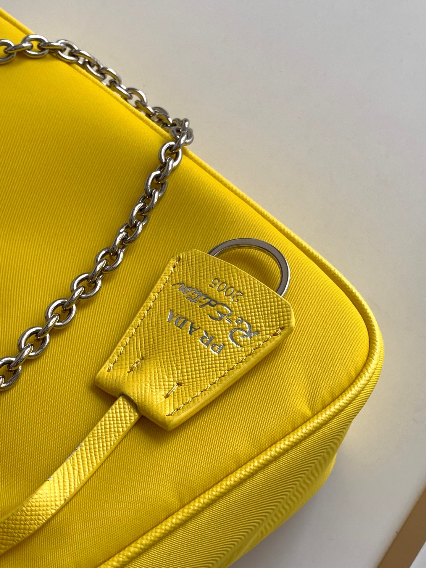 Pra*a Re-Edition 2005 Re-Nylon bag Yellow