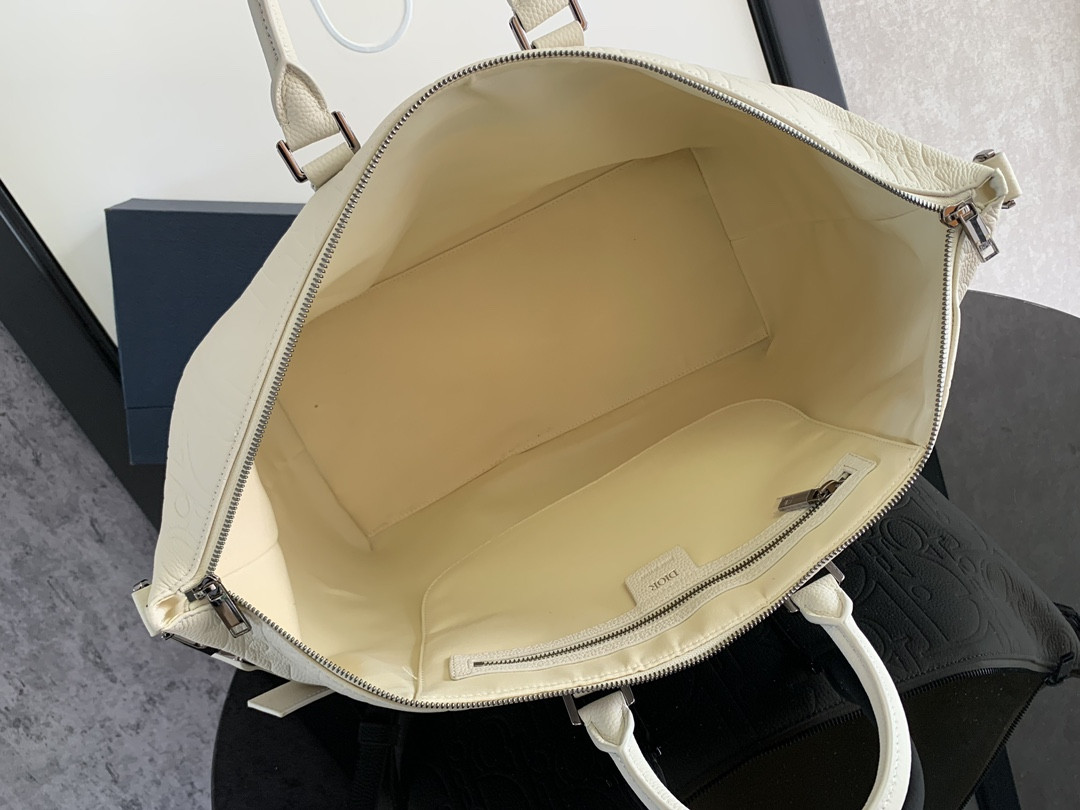 D*0r Weekender 40 Beige D*0r Gravity Leather and Beige Grained Calfskin 57.5 x 34.5 x 22 cm
