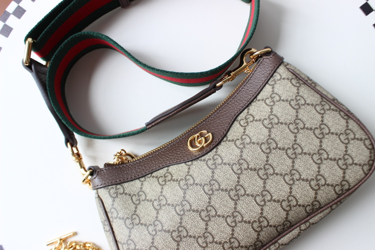 G*u*i OPHIDIA SMALL SHOULDER BAG 25x15.5x6cm