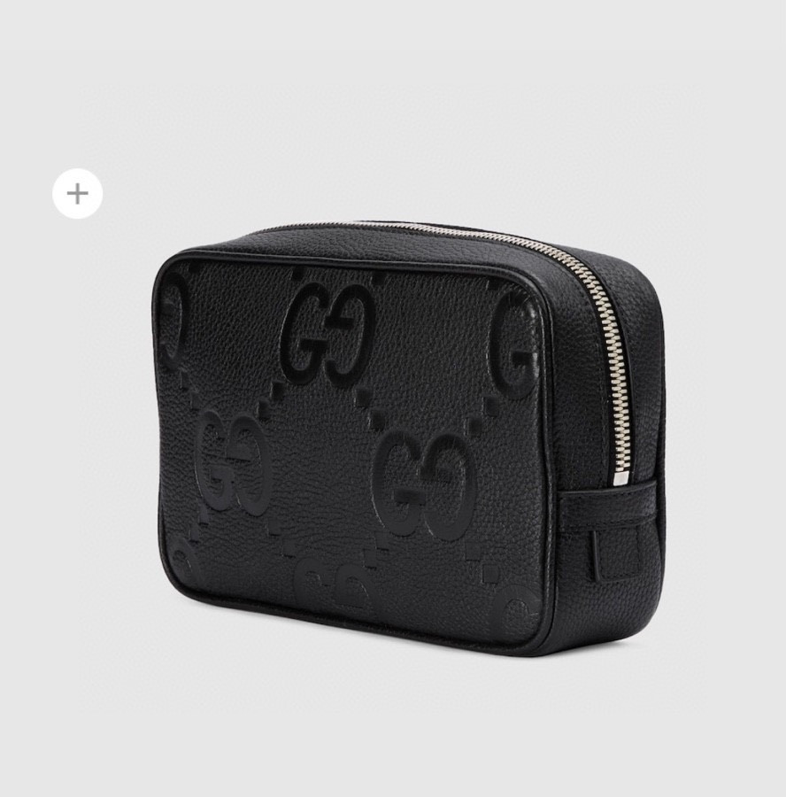 G*u*i Jumbo GG toiletry case 23x14.5x6.5cm