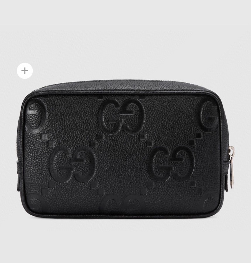 G*u*i Jumbo GG toiletry case 23x14.5x6.5cm